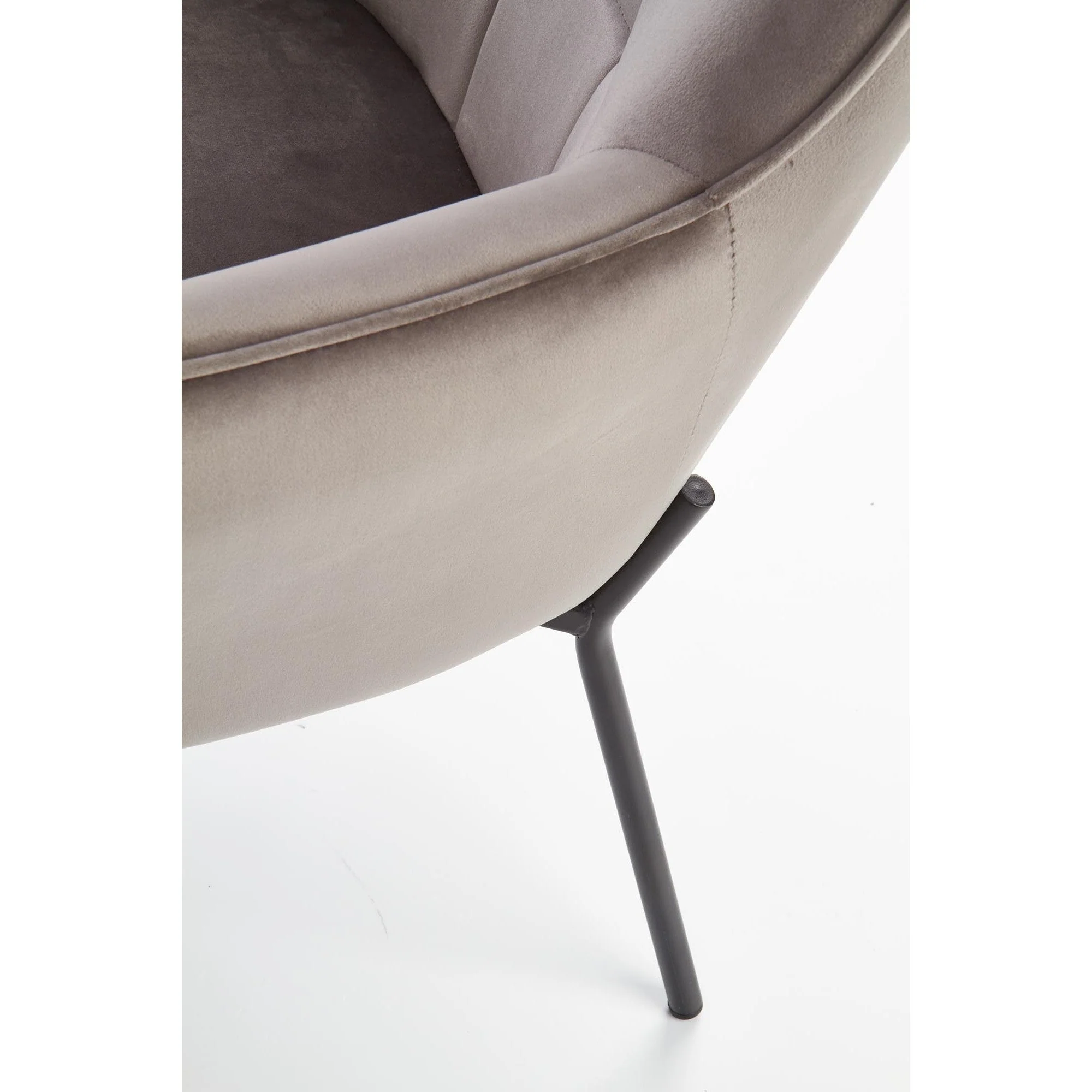 Fotoliu fix gri Castel, 71x79x97 cm [6]