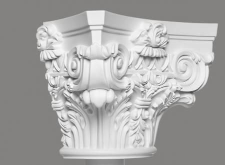 PROFILE DECORATIVE - Jumatati Capiteluri Coloane Poliuretan Mardom C1000-2H 290x207x150 mm