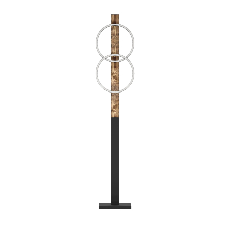 Lampadar EGLO Boyal 900892 LED 2X12W 3000K 3400lm 220-240V,50/60Hz L 300mm x H 1500mm otel/lemn negru/maro rustic plastic alb IP20 [3]