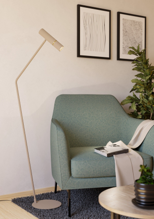 Lampadar EGLO Caminia 901155 GU10 1X4,7W 220-240V,50/60Hz L 405mm x l 270mm x H 1585mm otel sandy/alama periata  IP20 [5]