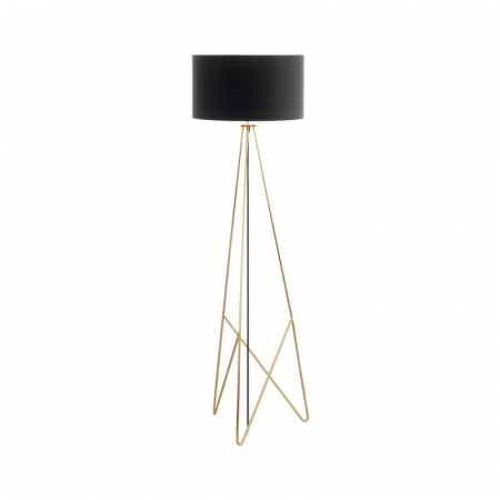 BLACK FRIDAY - Lampadar EGLO Camporale 39231, E27 60W, Negru/Auriu