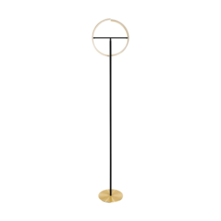 Lampadar EGLO Castelpoto 901973 LED 2X8,8W 3000K 2000lm 220-240V,50/60Hz H 1800mm x Ø400mm otel negru/alama periata plastic alb IP20 [2]
