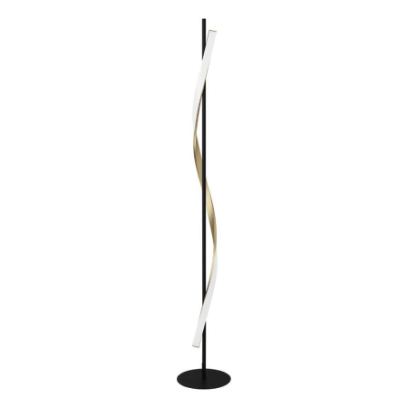 Lampadare - Lampadar EGLO Conaprato 902138 LED 20W 2700-6500K 2500lm 220-240V,50/60Hz H 1500mm aluminiu/otel negru/alama periata plastic alb IP20