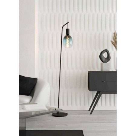 Lampadar Eglo Cranley, negru, metal, H. 170 cm, 43758 [2]