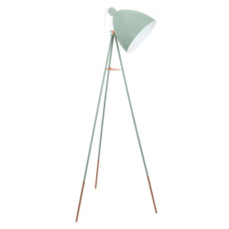 BLACK FRIDAY 2024 - Lampadar EGLO Dundee 49342, E27 60W, Verde Deschis