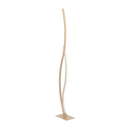 Lampadare - Lampadar EGLO Grisolia 901214 LED 20W 4000K 2500lm 220-240V,50/60Hz H 1290mm otel maro plastic alb IP20