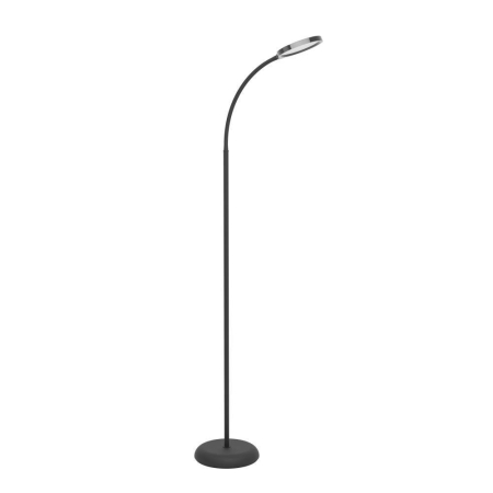 Lampadare - Lampadar EGLO Lauro 902176 LED 1X5,5W 2700K, 4000K, 6500K 600lm 220-240V,50/60Hz L 450mm x l 210mm x H 1320mm plastic negru  IP20
