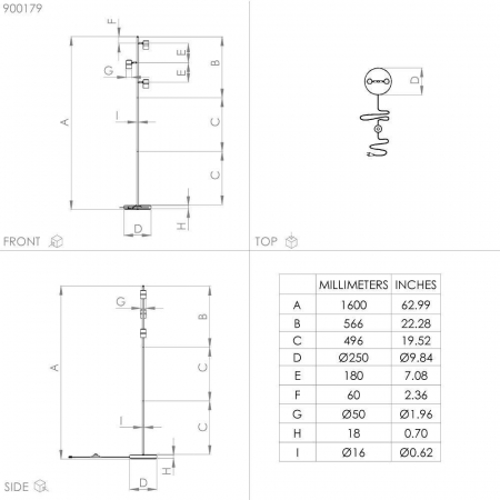 Lampadar EGLO LURONE 900179, E27 3X10W, Negru, Alama [2]