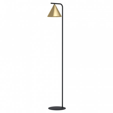 Moderne - Lampadar EGLO Narices 99594 E27 1X40W 220-240V,50/60Hz L 295mm x l 220mm x H 1620mm otel negru otel alama periata/gold IP20