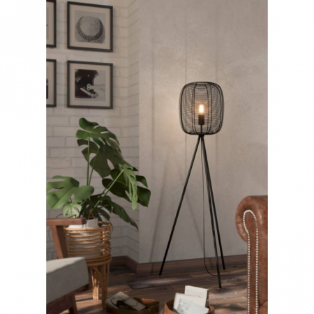 Lampadar Eglo Rinroe, negru, 1XE27, H. 140,5 cm, 43968 [2]
