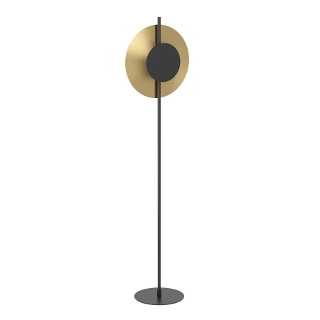 Lampadare - Lampadar EGLO Tocina 900991 LED 1X11W 3000K 1300lm 220-240V,50/60Hz L 380mm x H 1500mm otel negru/alama periata  IP20