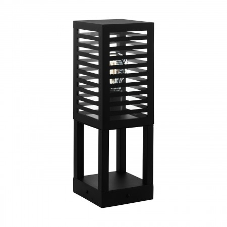 ILUMINAT EXTERIOR - Lampadar exterior Alamonte, metal, negru, 1XE27, IP44, H.45 cm, 900138