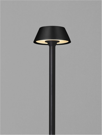Lampadar exterior Nova Luce ARION 9030558 LED 4W 3000K 187lm Sandy Black Die-Casting Aluminium & Polycarbonate Frost   IP65 [7]