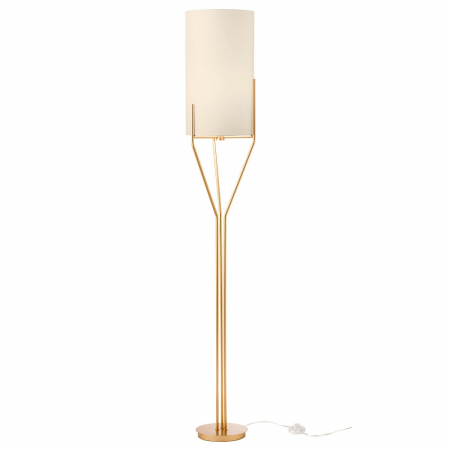 ILUMINAT - Lampadar Incanti Poseido IPO F1 05 02 E27 1x42W Metal GOLD/BEIGE SHADE IP20