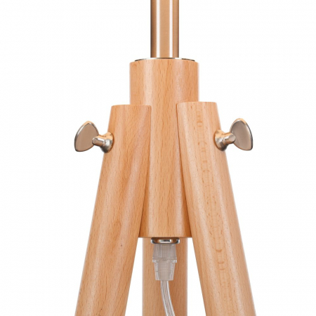 Lampadar Maytoni Calvin Z177-FL-01-BR E27 1x60W -  Metal/Wood Beige IP20 [2]