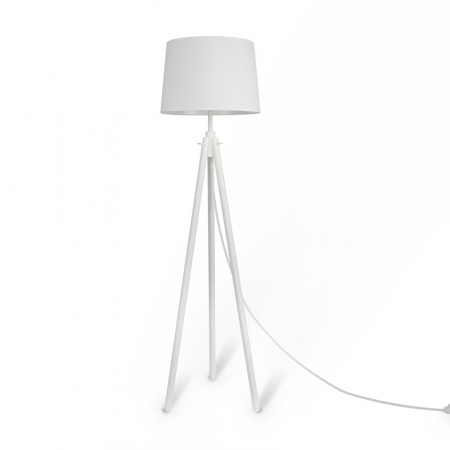Lampadar Maytoni Calvin Z177FL-01W E27 1x60W -  Metal/Wood White IP20 [4]