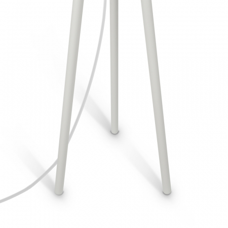 Lampadar Maytoni Calvin Z177FL-01W E27 1x60W -  Metal/Wood White IP20 [1]