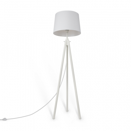 Lampadar Maytoni Calvin Z177FL-01W E27 1x60W -  Metal/Wood White IP20 [3]