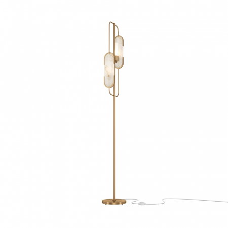 Lampadar Maytoni Marmo MOD099FL-02G G9 2x40W -  Metal/Marble Gold IP20 [3]