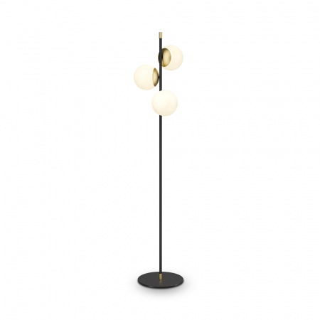 Lampadar Maytoni Nostalgia MOD048FL-03G E14 1x40W -  Metal Black/Gold IP20 [4]
