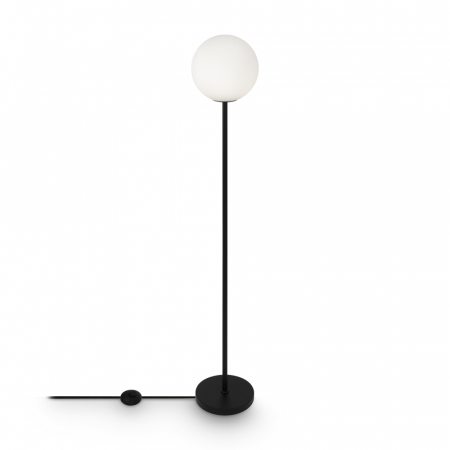 Lampadar Maytoni Ring MOD013FL-01B E27 1x60W -  Metal/Glass Black IP20 [3]