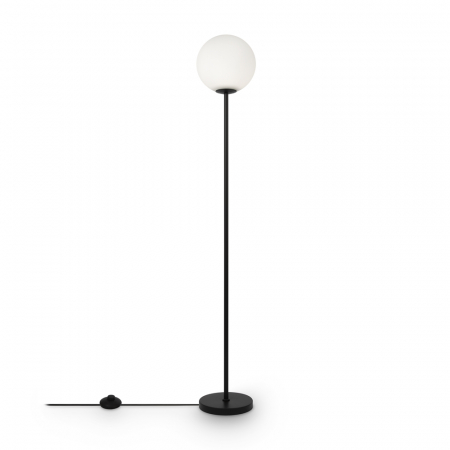ILUMINAT - Lampadar Maytoni Ring MOD013FL-01B E27 1x60W -  Metal/Glass Black IP20