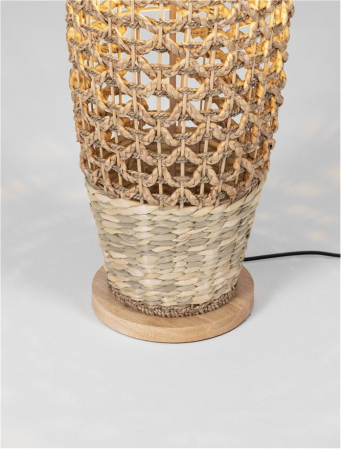 Lampadar Nova Luce ANADA 9586621 Natural Water Hyacinth & Grass Wood Base E27 1x12W IP20 [5]