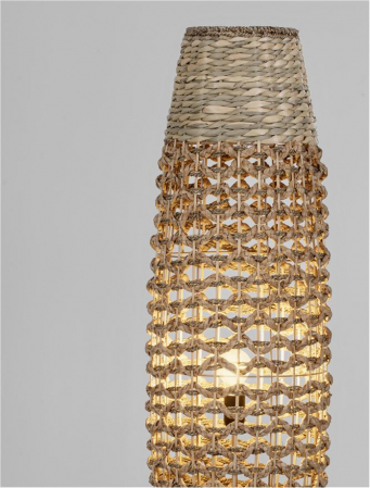 Lampadar Nova Luce ANADA 9586621 Natural Water Hyacinth & Grass Wood Base E27 1x12W IP20 [4]