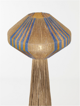 Lampadar Nova Luce DELIE 9586616 Natural, Blue & Yellow Rope E27 1x12W IP20 [4]