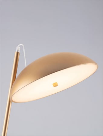 Lampadar Nova Luce FLUTE 9006099 LED 30W 3000K 1958lm Sandy Gold Aluminium  Dimmable IP20 [5]