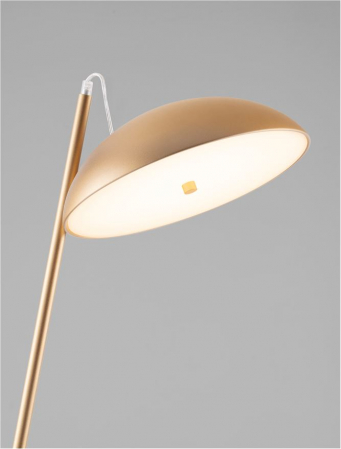 Lampadar Nova Luce FLUTE 9006099 LED 30W 3000K 1958lm Sandy Gold Aluminium  Dimmable IP20 [3]