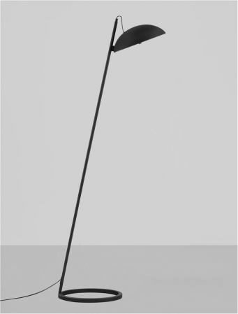 Lampadar Nova Luce FLUTE 9006100 LED 30W 3000K 1958lm Sandy Black Aluminium Dimmable IP20 [4]