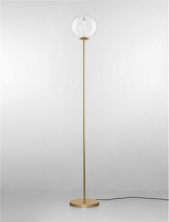 Lampadar Nova Luce GI 9416943 Triac Dimmable Sandy Gold Metal & Clear Glass LED 7W 506lm 3000K IP20 [1]