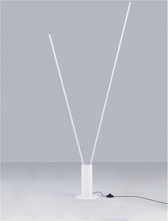 Lampadar Nova Luce KIMOLIA 9088144 Matt White Aluminium LED 49W 3492lm 3000K IP20 [2]