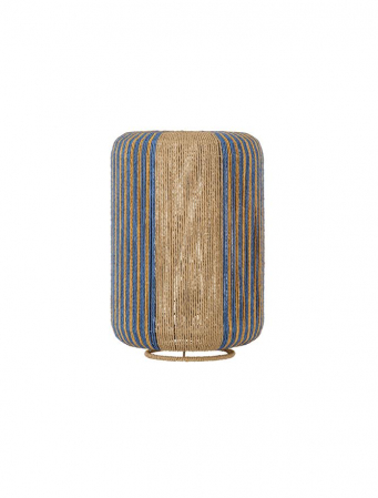 Moderne - Lampadar Nova Luce MILA 9586611 Natural, Blue & Yellow Rope E27 1x12W IP20
