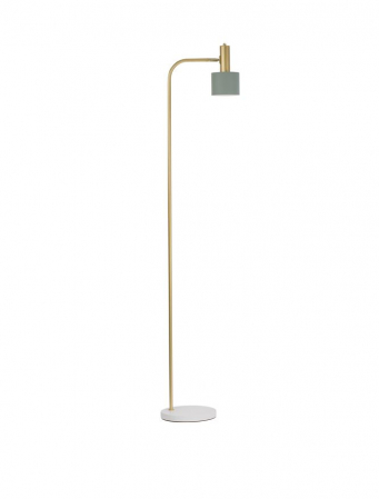 Moderne - Lampadar Nova Luce PAZ E27 1x12W   Gold Metal Mint Metal Shade White Base IP20