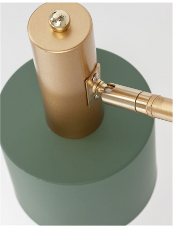 Lampadar Nova Luce PAZ E27 1x12W   Gold Metal Mint Metal Shade White Base IP20 [3]