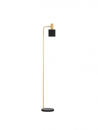 Moderne - Lampadar Nova Luce PAZ E27 1x12W   Gold Metal Sandy Black Metal Shade Black Base  IP20