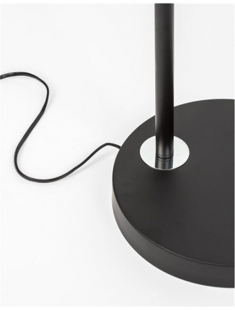 Lampadar Nova Luce SAMA E27 1x12W   Black Fabric Shade Black Aluminium Base  IP20 [5]
