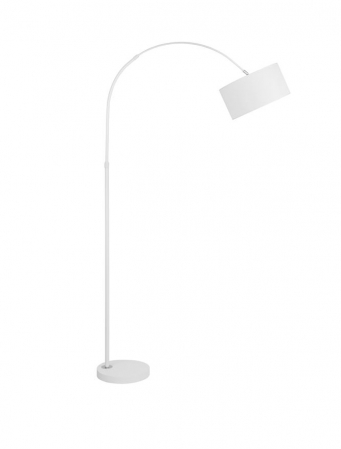 ILUMINAT - Lampadar Nova Luce SAMA E27 1x12W   White Fabric Shade White Aluminium Base  IP20