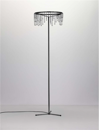 Lampadar Nova Luce STELLAR 9186983 LED 17W 3000K 1258lm Touch Dimmable Black Chrome Copper Metal IP20 [2]
