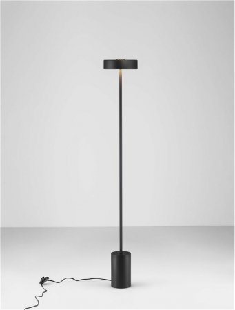 Lampadar Nova Luce THEA 9695292 Sandy Black Metal & Gold Top LED 17W 929lm 3000K IP20 [3]
