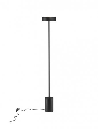 Moderne - Lampadar Nova Luce THEA 9695292 Sandy Black Metal & Gold Top LED 17W 929lm 3000K IP20