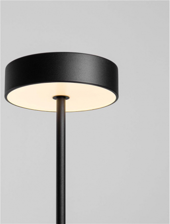 Lampadar Nova Luce THEA 9695292 Sandy Black Metal & Gold Top LED 17W 929lm 3000K IP20 [4]
