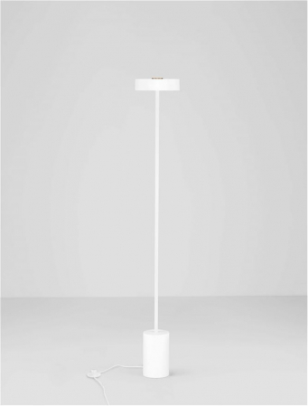 Lampadar Nova Luce THEA 9695293 Sandy White Metal & Gold Top LED 17W 929lm 3000K IP20 [2]