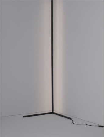 Lampadar Nova Luce V-LINE LED 18W 1700lm 3000K Sandy Black Aluminium& Acrylic IP20 [7]