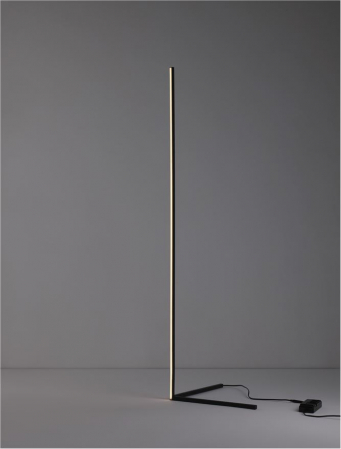 Lampadar Nova Luce V-LINE LED 18W 1700lm 3000K Sandy Black Aluminium& Acrylic IP20 [2]