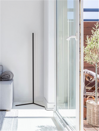 Lampadar Nova Luce V-LINE LED 18W 1700lm 3000K Sandy Black Aluminium& Acrylic IP20 [8]