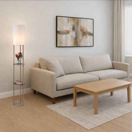 Lampadar Rabalux Bronn E27 E27 1x MAX 40W metal gray beige stil modern, IP20 74107 [6]