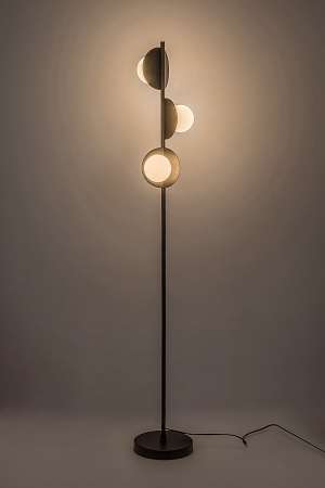 Lampadar Rabalux Jules G9 3x MAX 5W  metal sticlă negru IP20 [2]